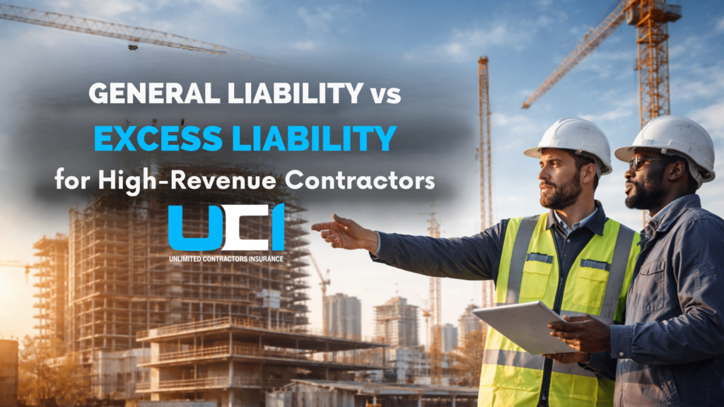 General Liability vs Excess Liability for High-Revenue Contractors